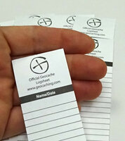 10 x Logsheet watervast 4 x 28cm, 1 vel