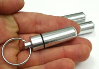 Set 3 x ronde Micro container, zilver