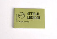 10 x Logboek Groen Geocaching, 35x50mm, 100 logs