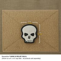 Maxpedition - Badge Hi Relief Skull - Glow