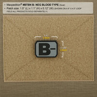 Maxpedition - Bloedgroep - B- (arid)
