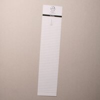Logsheet watervast 6 x 28cm, 1 vel