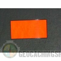 Reflector Foil 100 mm x 50 mm Oranje