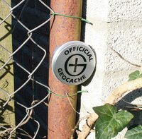 Magnetische Geocaching Container rond - L (85 x 26,5 mm)