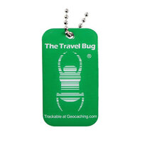 QR Travel Bug&reg; - Groen