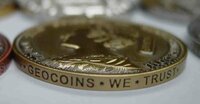 Dutch Geocoin 2014 - antiek bronse - RE