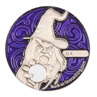 The Magician Geocoin - AS Paars - RE