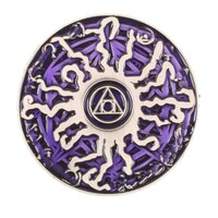 The Magician Geocoin - AS Paars - RE