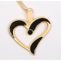 Eternal Love Geocoin - A Gift of Love edition - Satin goud/zwart