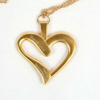 Eternal Love Geocoin - A Gift of Love edition - Satin goud/zwart
