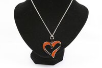 Eternal Love Geocoin 2015 - Black Nickel - Oranje