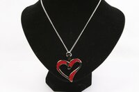 Eternal Love Geocoin 2015 - Black Nickel - Rood