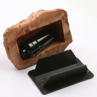 Fake Rock - bruin (incl micro container)