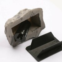 Fake Rock - donker grijs (incl micro container)