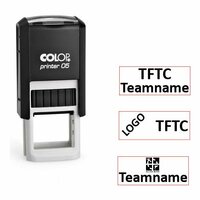 Log stempel - Printer - 6x15 mm - Eigen tekst/logo