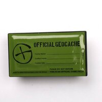 Magnetische rechthoekige Geocache Container -  8 x 4,5