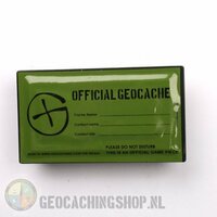 Magnetische rechthoekige Geocache Container -  8 x 4,5