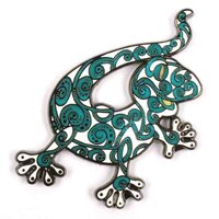 Gecko the painted one Blue Crawler - LE
