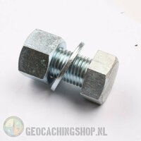 Mega bout cache container - zilver