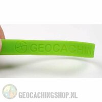 Armband - Geocaching, this is our world - groen