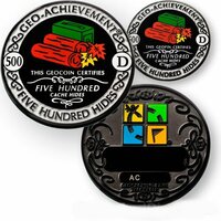Hides -  500 Hides Geo-Achievement &reg; set