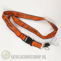 Keycord I Love Geocaching - Oranje