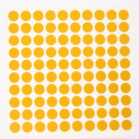 Reflector folie - 100 x rondje - geel