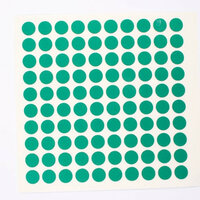 Reflector folie - 100 x rondje - groen
