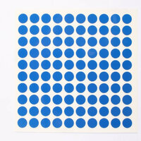Reflector folie - 100 x rondje - blauw