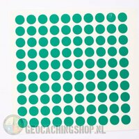 Reflector folie - 100 x rondje - zwart