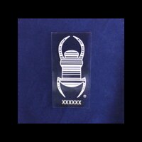 Travel bug - Static Cling - 9,5 cm - Wit