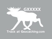 Eland - sticker trackable (uitgesneden) - 24 cm