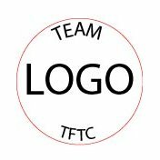 Log stempel - Printer - 12 mm rond - Eigen tekst/logo