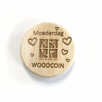 moederdag-woodencoin