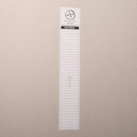 Logsheet watervast 3 x 28cm, 1 vel