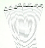 10 x Logsheet watervast 3 x 28cm, 1 vel