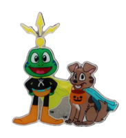 Signal and Tracker Trick-or-Treat Micro Geocoin