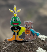 Signal and Tracker Trick-or-Treat Micro Geocoin