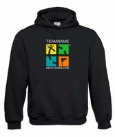 Groundspeak Logo hoody met Teamnaam (kleur)