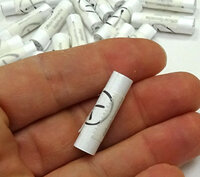 20 x Geocaching logrolls watervast papier 3x28cm