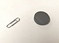 Schijfmagneet,  25 x 5 mm - 5 stuks - Ferriet