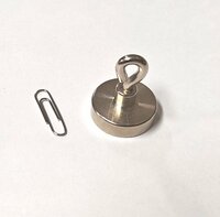 1st 25 mm Neodym Magneet met oog