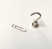 1st 10 mm Neodym Magneet met haak