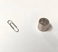 5 stuks 15 mm Rond x 3 mm met 10 mm gat Neodym Magneten