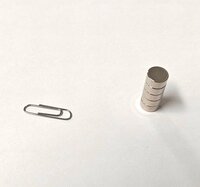 5 stuks 10 mm Rond x 5 mm Neodym Magneten
