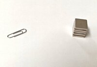 5 stuks 15 mm x 15 mm x 3 mm Neodym Magneten