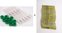 10 x Petling inkl dop (groen) en 20 x Logboek voor PETling 17x90mm