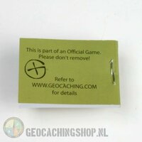 20 x Logboek Groen Geocaching, 35x50mm, 100 logs