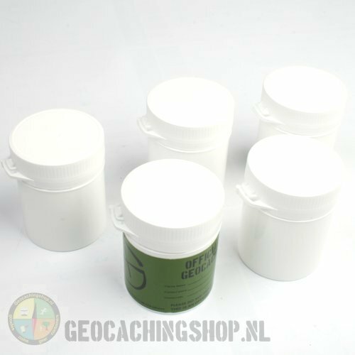 Micro container 105 ml wit, 5 stuks