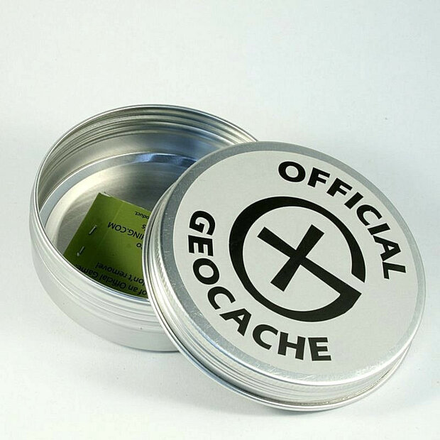 Magnetische Geocaching Container rond - L (85 x 26,5 mm)